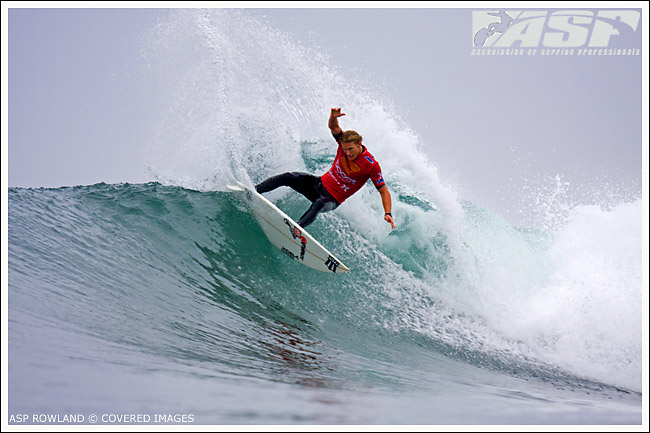 Bede Durbidge Boost Mobile Pro Trestles Final.  Credit ASP Tostee